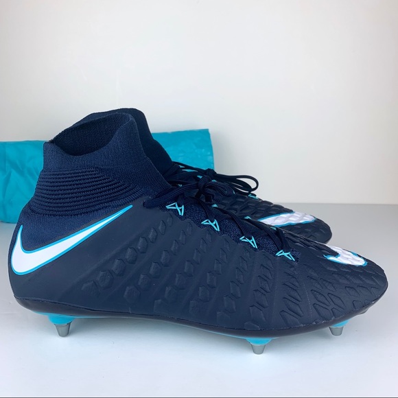Nike Hypervenom Phantom III DF SG Blue Cleats - Picture 3 of 8